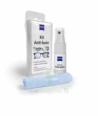 Zeiss Kit Spray Antibuée Fl/15ml + Tissu Microfibres à QUETIGNY