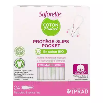 Saforelle Coton Protect Protège-slip Pocket B/24 à QUETIGNY
