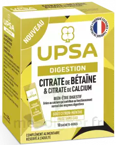Upsa Citrate De Bétaïne & Citrate De Calcium Poudre 10 Sachets à QUETIGNY