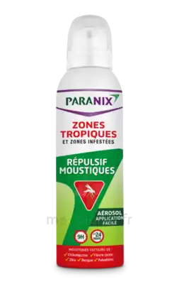 Paranix Moustiques Lotion Zones Tropicales Aérosol/125ml à QUETIGNY